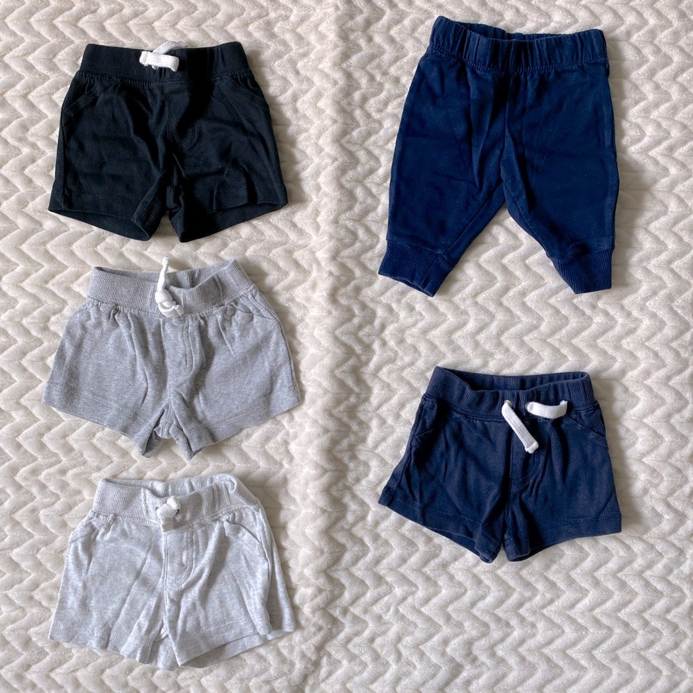 Baby boys lot size 3 month shorts and pants